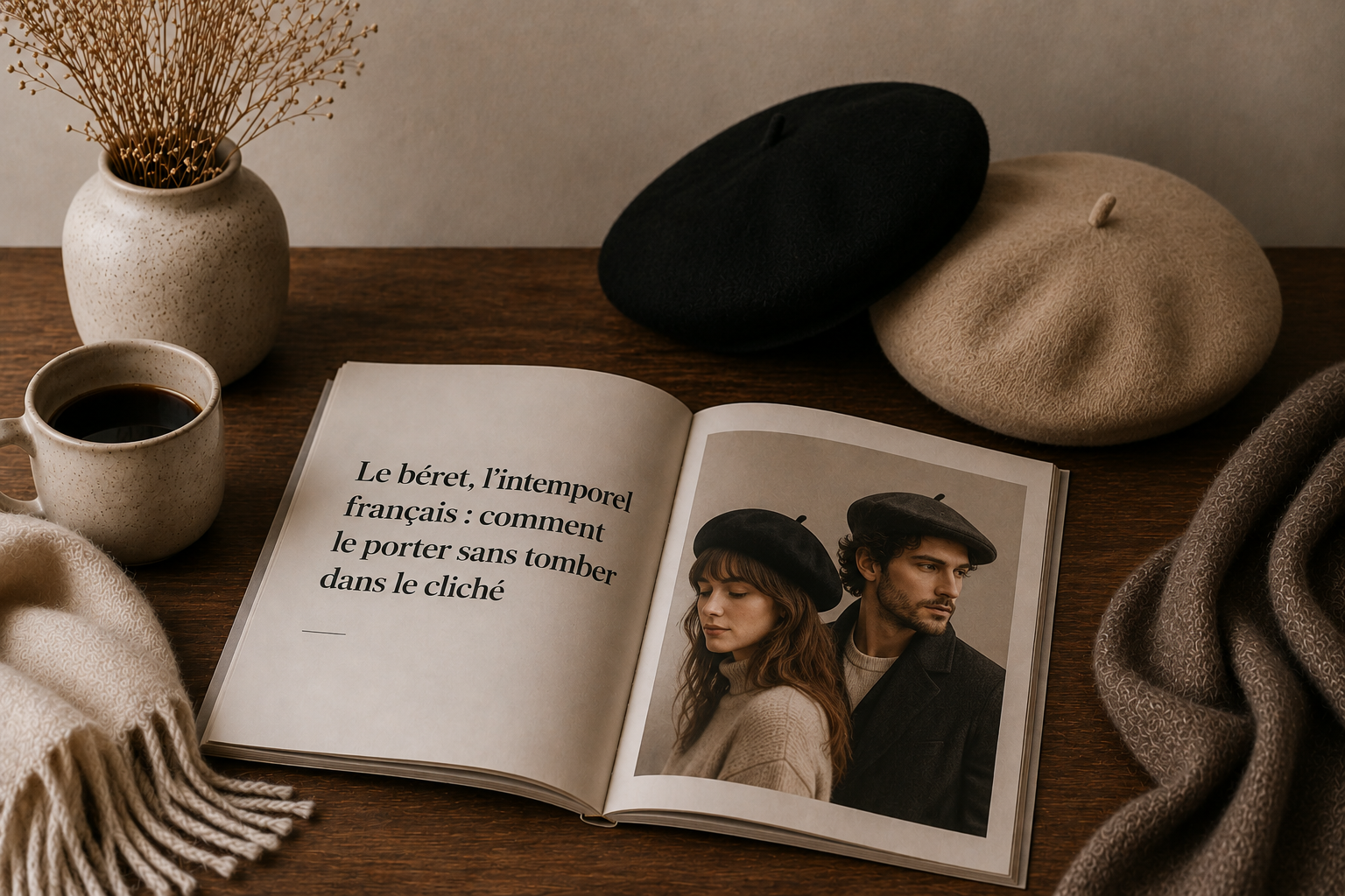 Le béret, l'intemporel français : comment le porter sans tomber dans le cliché