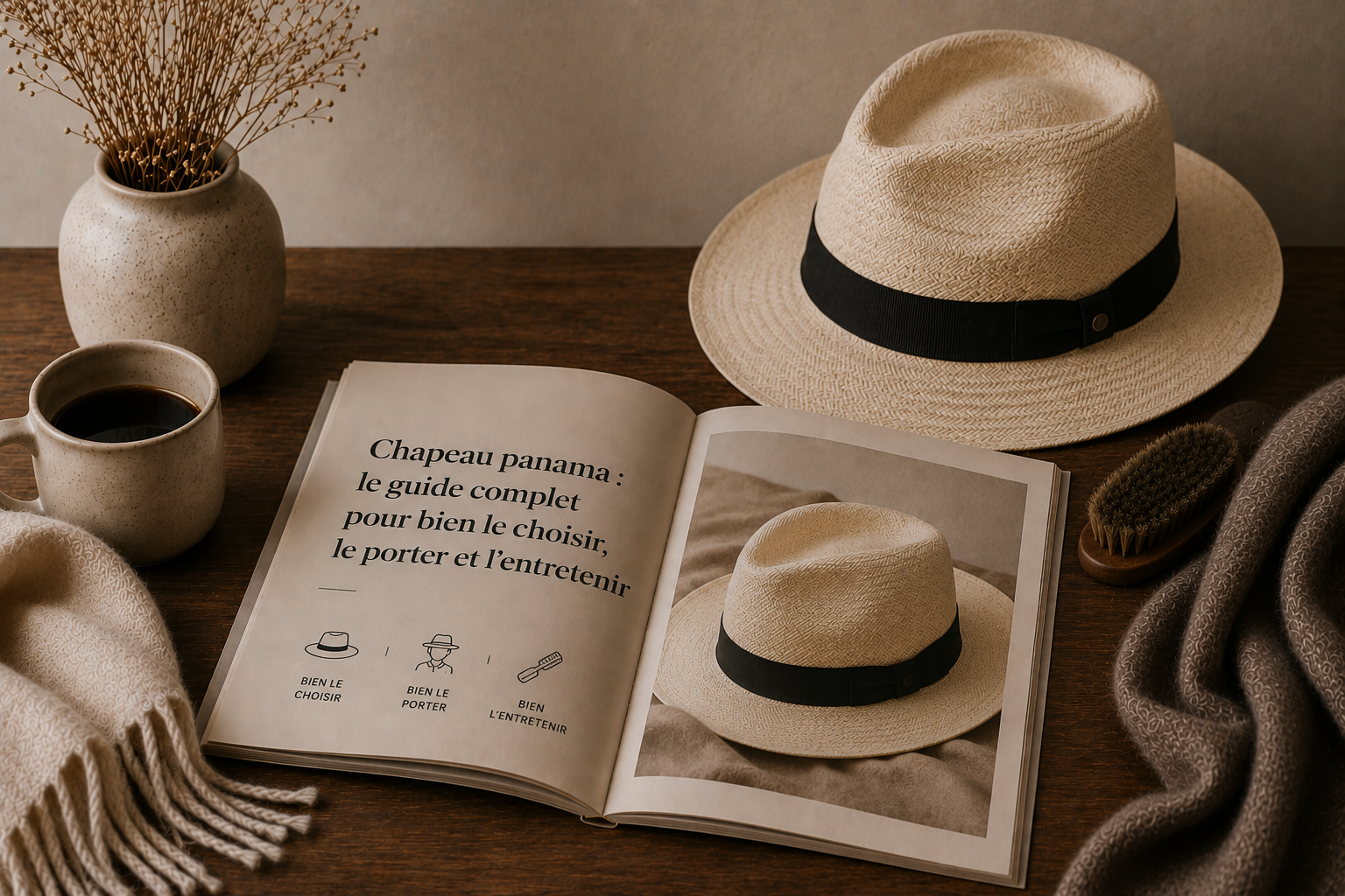 Chapeau panama : le guide complet pour bien le choisir, le porter et l'entretenir Image
