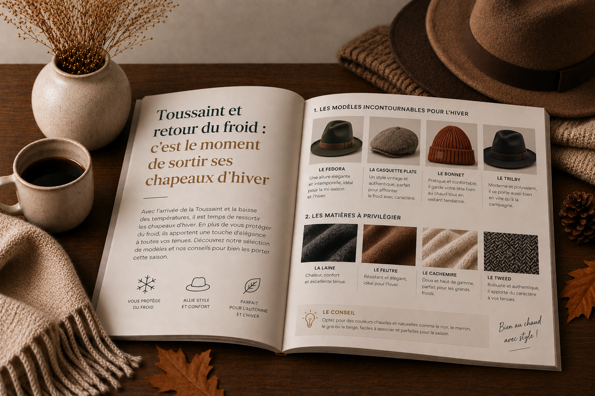 Toussaint et retour du froid : c'est le moment de sortir ses chapeaux d'hiver