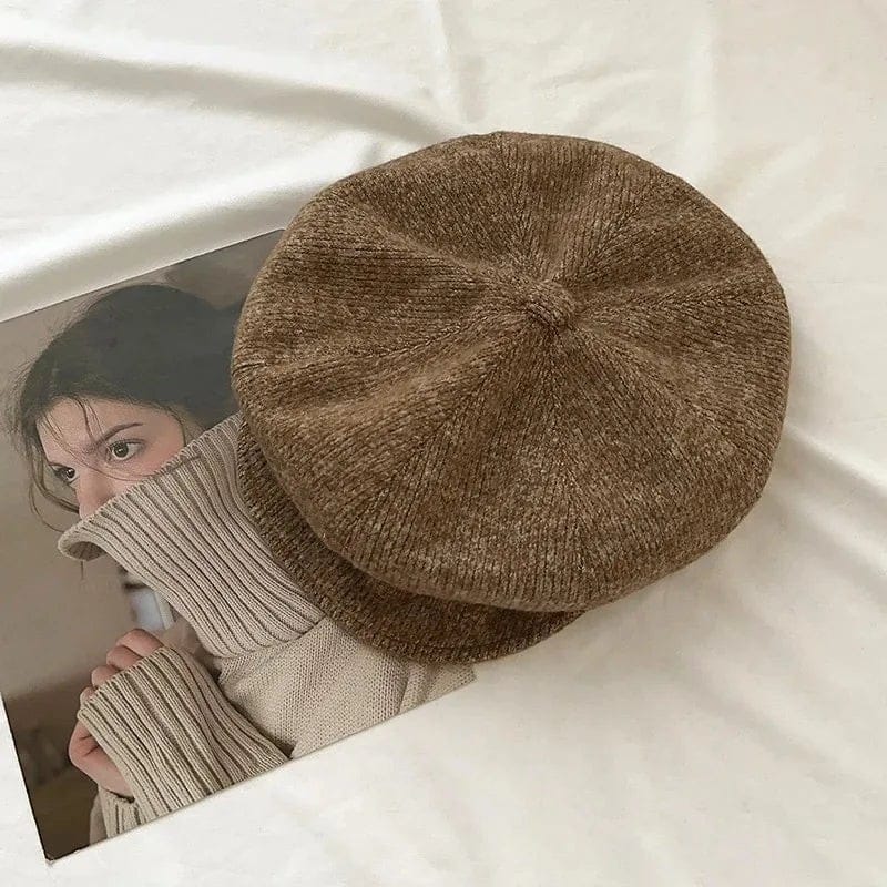 Le Comptoir du Chapeau Béret Brodé Mesh Femme Rétro