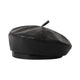 Le Comptoir du Chapeau Noir / 56-58 cm Béret Cuir PU Femme Vintage Hiver