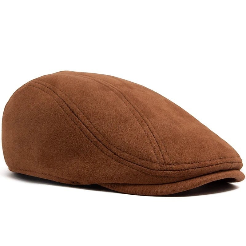 Le Comptoir du Chapeau Béret Daim Newsboy Automne Hiver Vintage