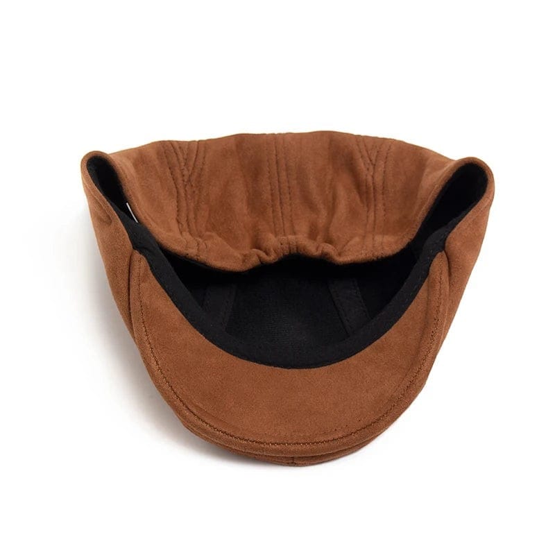 Le Comptoir du Chapeau Béret Daim Newsboy Automne Hiver Vintage