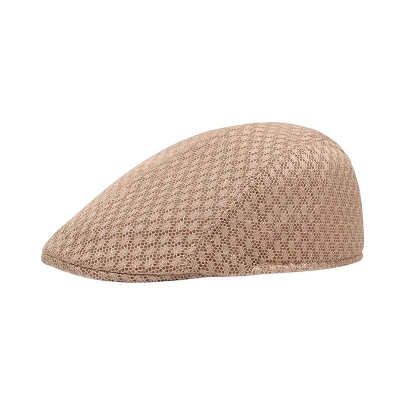 Le Comptoir du Chapeau Marron Béret Gavroche Mesh Respirant Mixte
