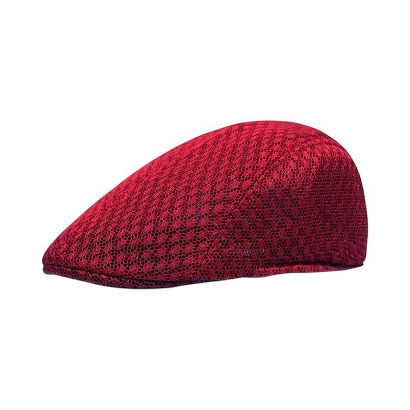 Le Comptoir du Chapeau Bordeaux Béret Gavroche Mesh Respirant Mixte