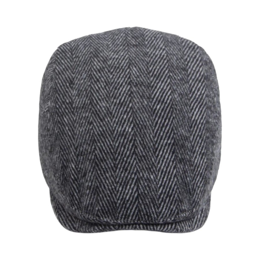 Le Comptoir du Chapeau Béret Herringbone Grande Double Boutonnage