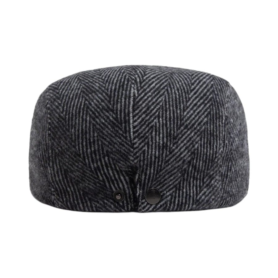 Le Comptoir du Chapeau Béret Herringbone Grande Double Boutonnage