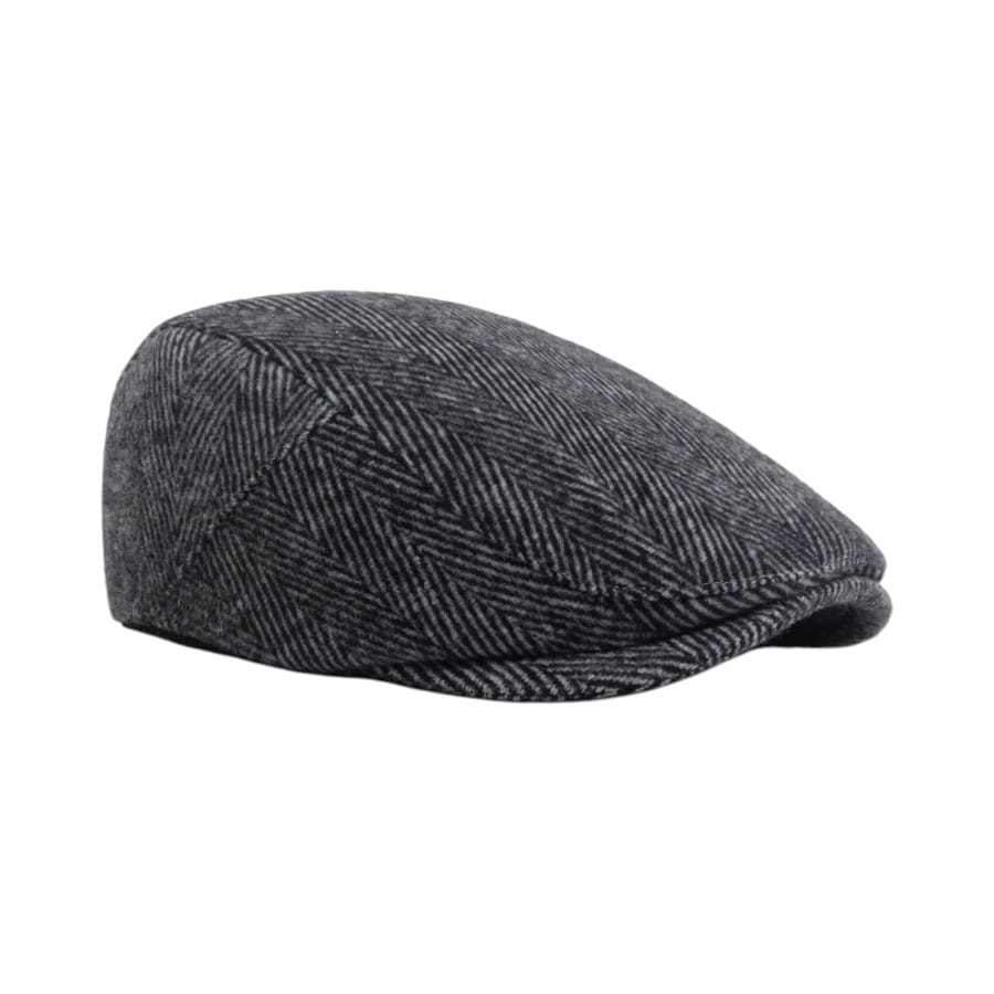 Le Comptoir du Chapeau Béret Herringbone Grande Double Boutonnage