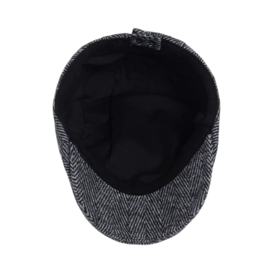 Le Comptoir du Chapeau Béret Herringbone Grande Double Boutonnage