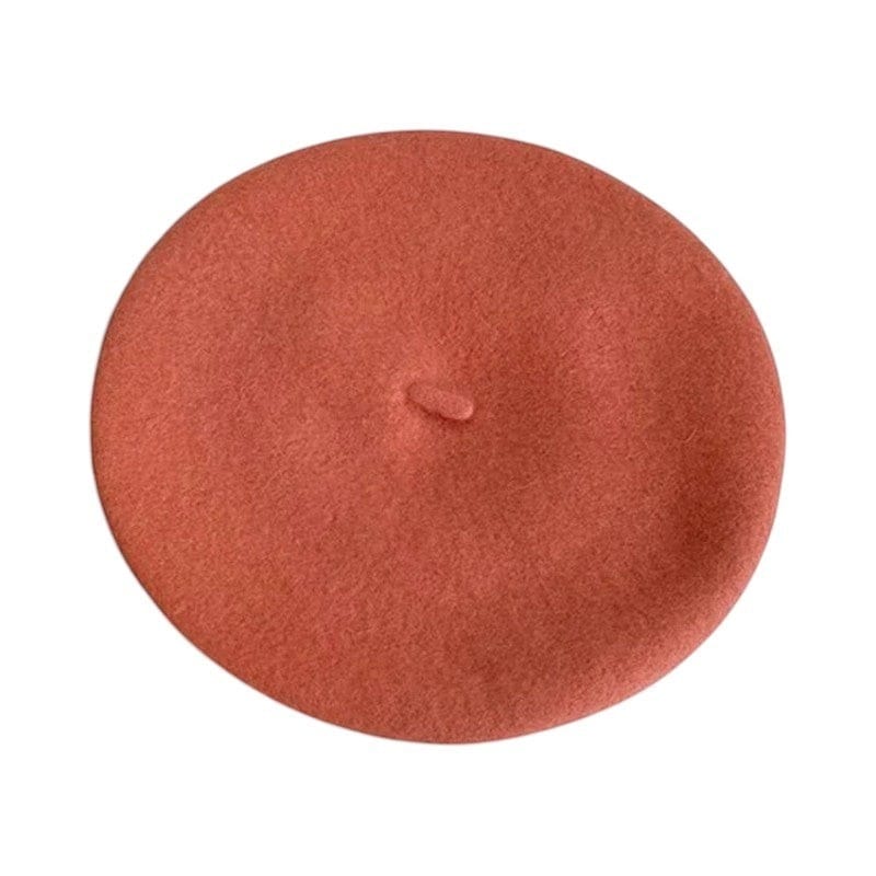 Le Comptoir du Chapeau Béret Laine 100% Artiste Potiron Femme