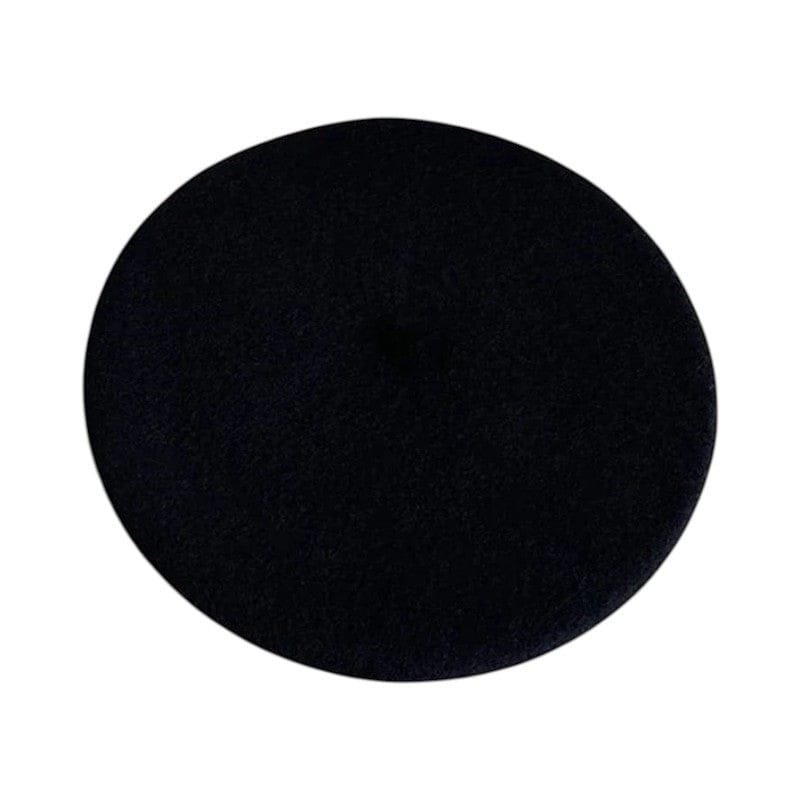 Le Comptoir du Chapeau Noir / 56-58 cm Béret Laine 100% Artiste Potiron Femme