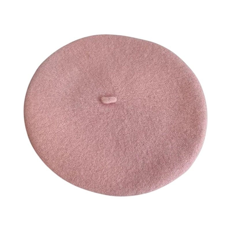 Le Comptoir du Chapeau Rose / 56-58 cm Béret Laine 100% Artiste Potiron Femme