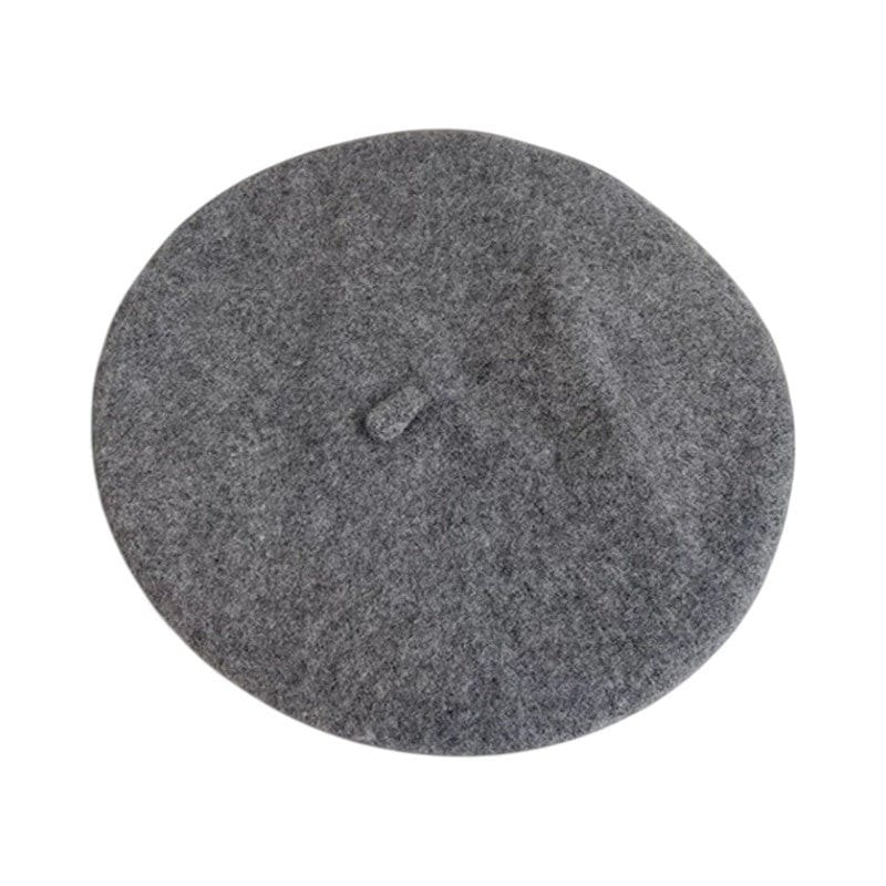 Le Comptoir du Chapeau Gris / 56-58 cm Béret Laine 100% Artiste Potiron Femme