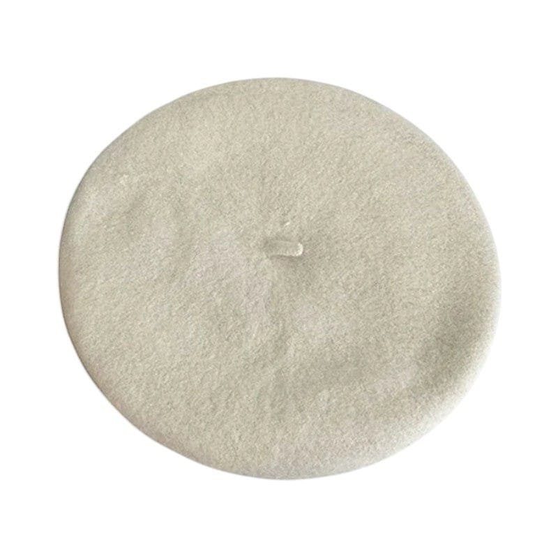 Le Comptoir du Chapeau Beige / 56-58 cm Béret Laine 100% Artiste Potiron Femme