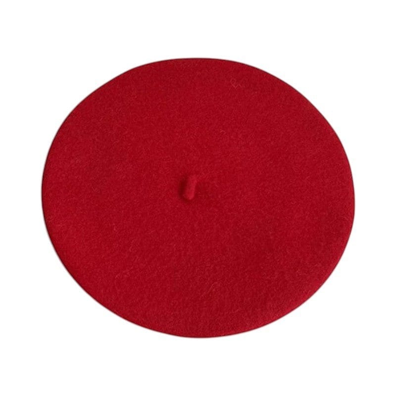 Le Comptoir du Chapeau Rouge / 56-58 cm Béret Laine 100% Artiste Potiron Femme