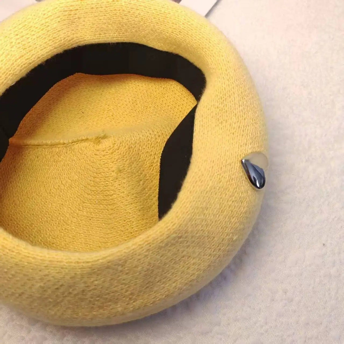 Le Comptoir du Chapeau Béret Laine Femme Motifs Brodés