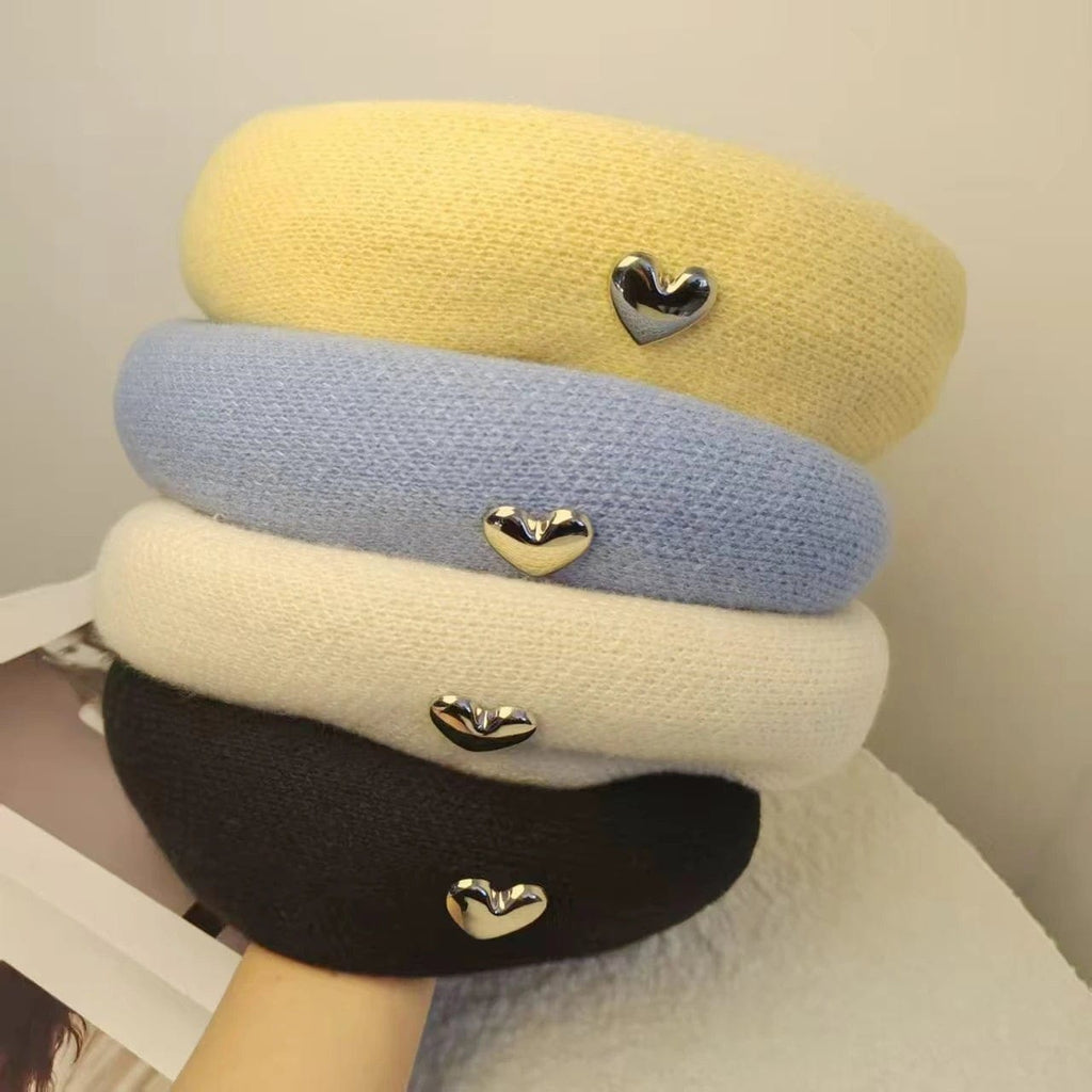 Le Comptoir du Chapeau Béret Laine Femme Motifs Brodés