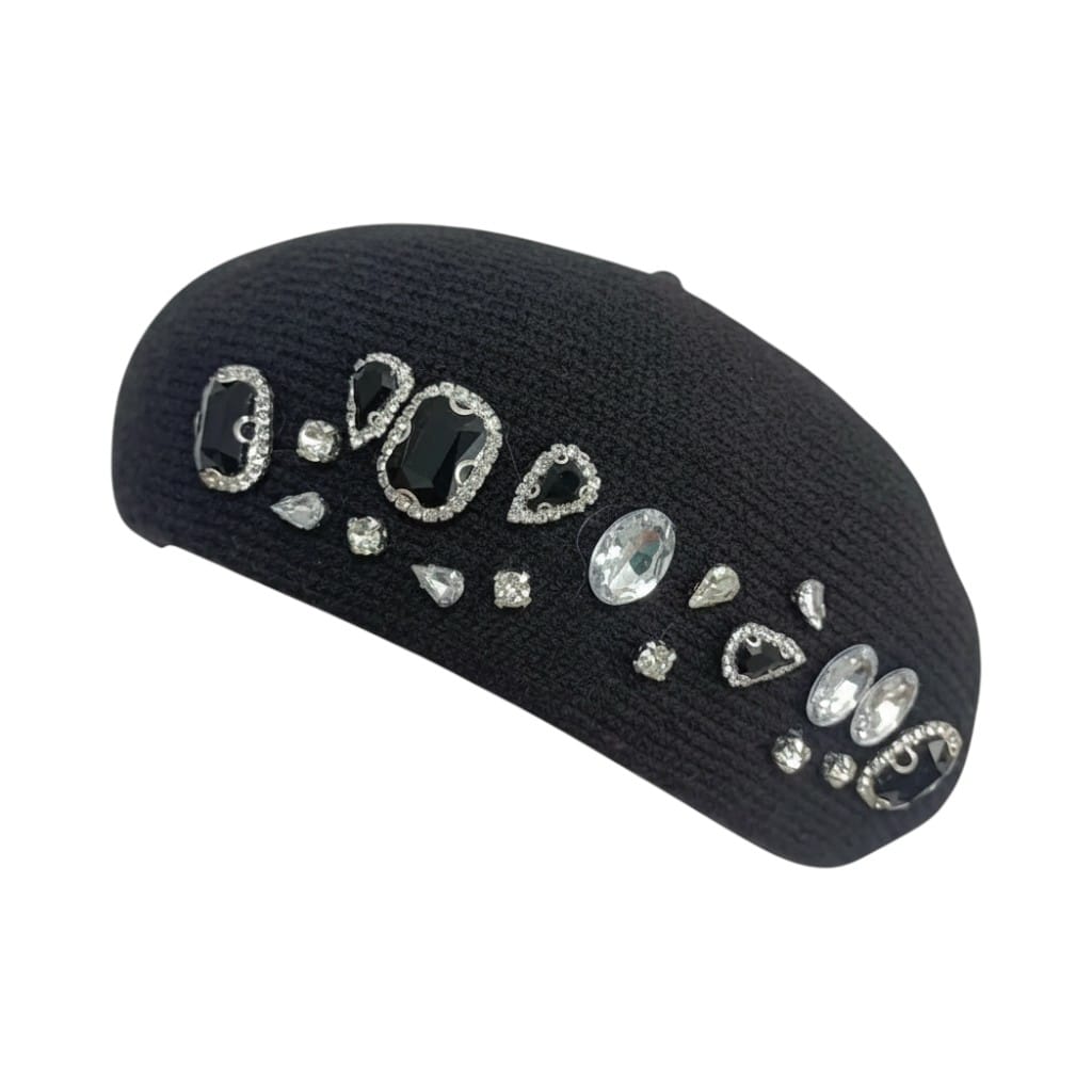 Le Comptoir du Chapeau Béret Laine Femme Motifs Brodés