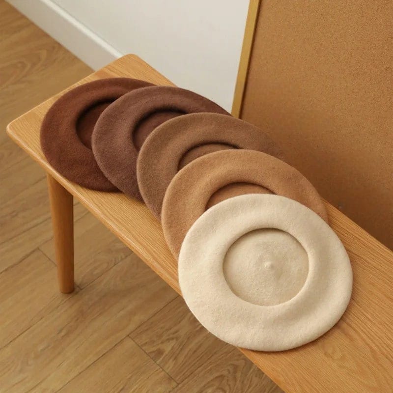 Le Comptoir du Chapeau Béret Laine Femme Style Champignon
