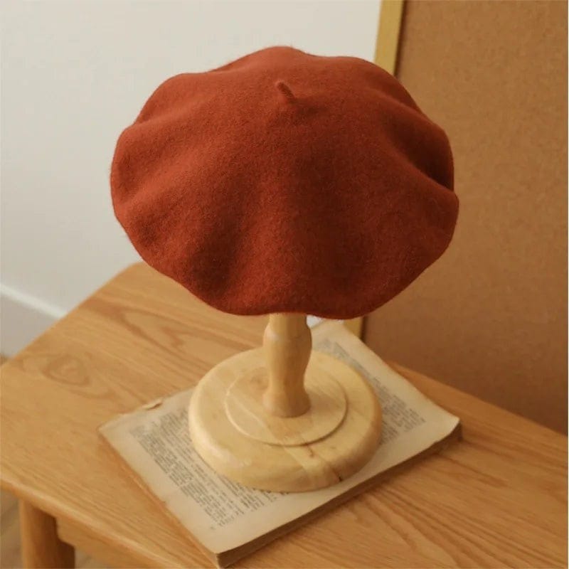 Le Comptoir du Chapeau Béret Laine Femme Style Champignon