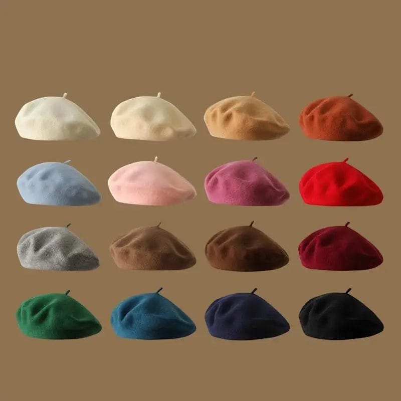 Le Comptoir du Chapeau Béret Laine Femme Style Champignon