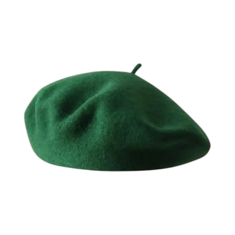 Le Comptoir du Chapeau Vert / 54-58 cm Béret Laine Femme Style Champignon
