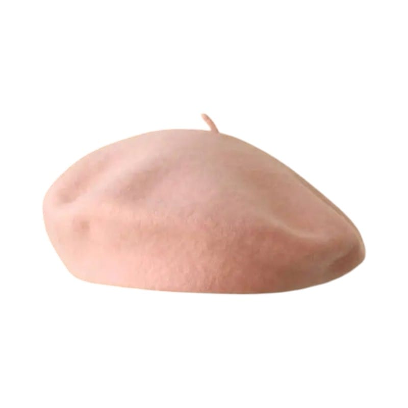 Le Comptoir du Chapeau Rose / 54-58 cm Béret Laine Femme Style Champignon