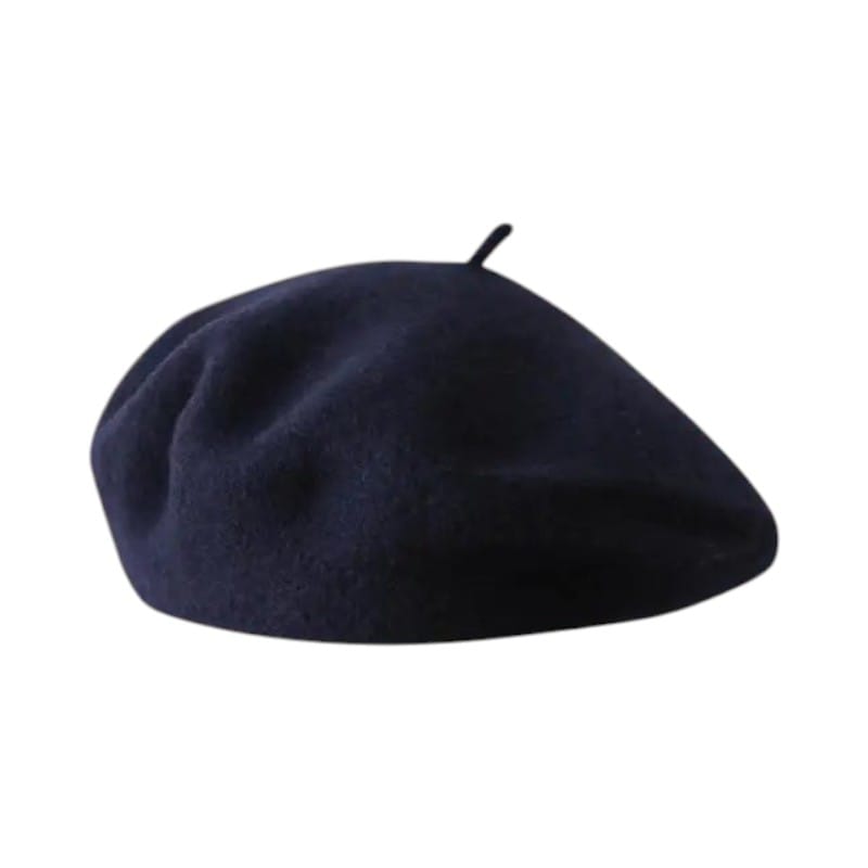Le Comptoir du Chapeau Marine / 54-58 cm Béret Laine Femme Style Champignon