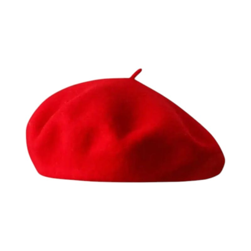 Le Comptoir du Chapeau Rouge / 54-58 cm Béret Laine Femme Style Champignon
