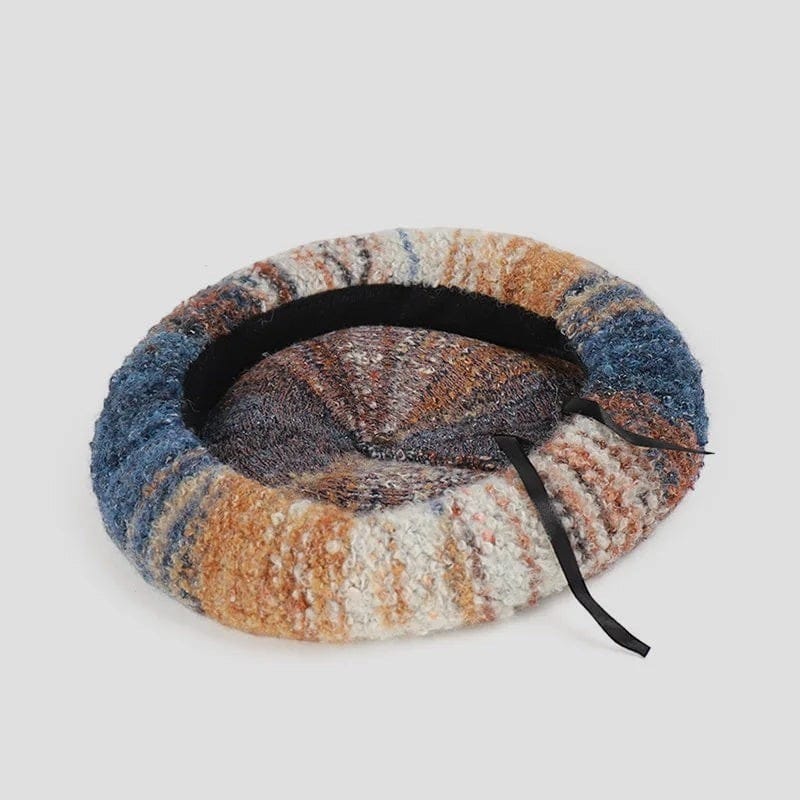 Le Comptoir du Chapeau Béret Mohair Femme Bicolore Douceur Hiver
