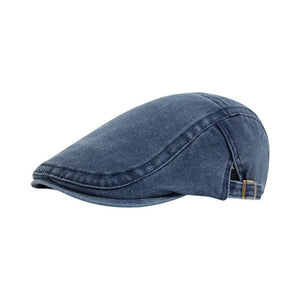 Le Comptoir du Chapeau Bleu Béret Newsboy Coton Vintage Peintre