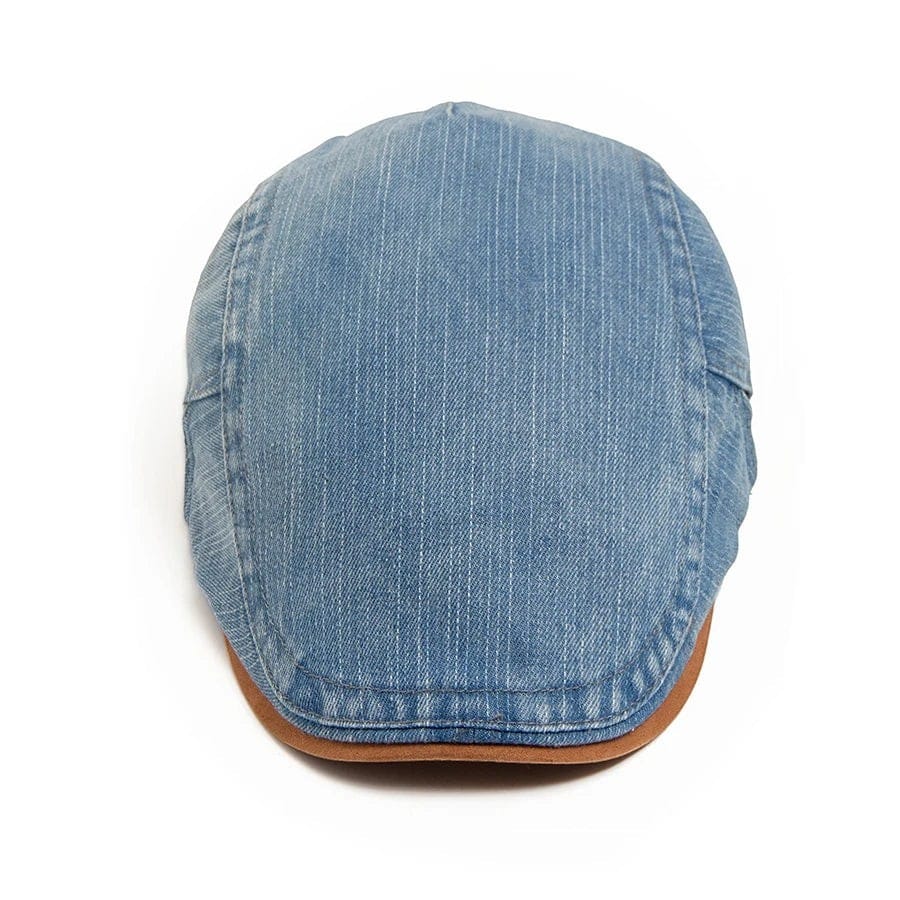 Le Comptoir du Chapeau Béret Newsboy Denim Bicolore