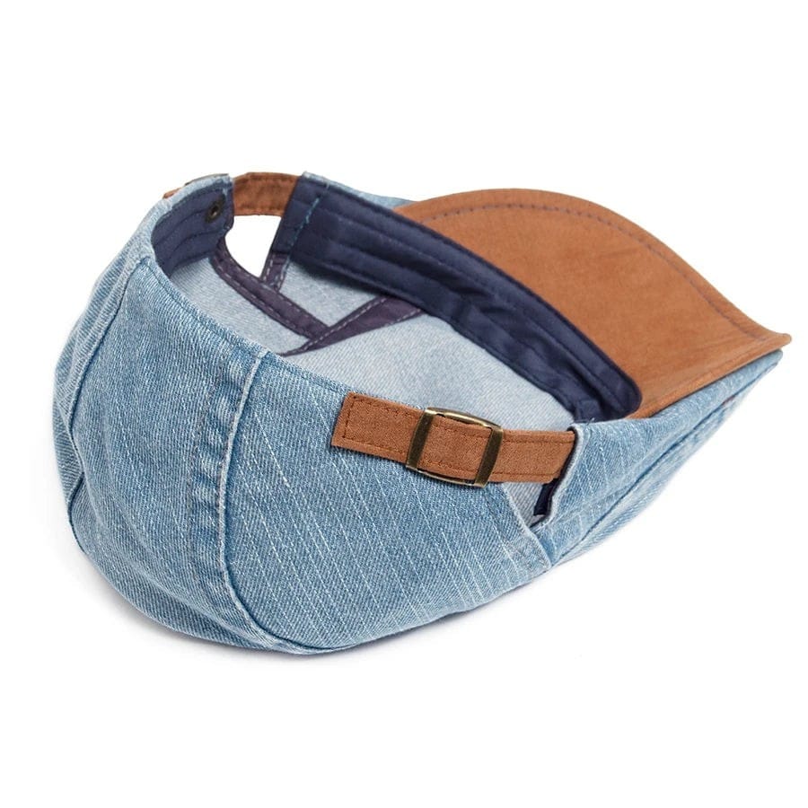 Le Comptoir du Chapeau Béret Newsboy Denim Bicolore