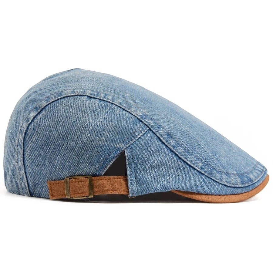 Le Comptoir du Chapeau Béret Newsboy Denim Bicolore