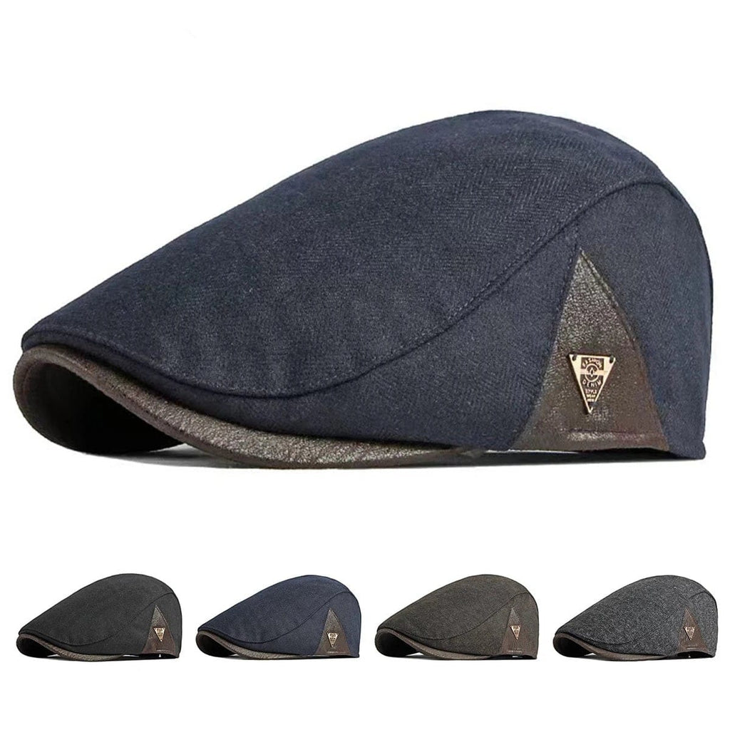 Le Comptoir du Chapeau Béret Newsboy Étiquette Triangle Peintre