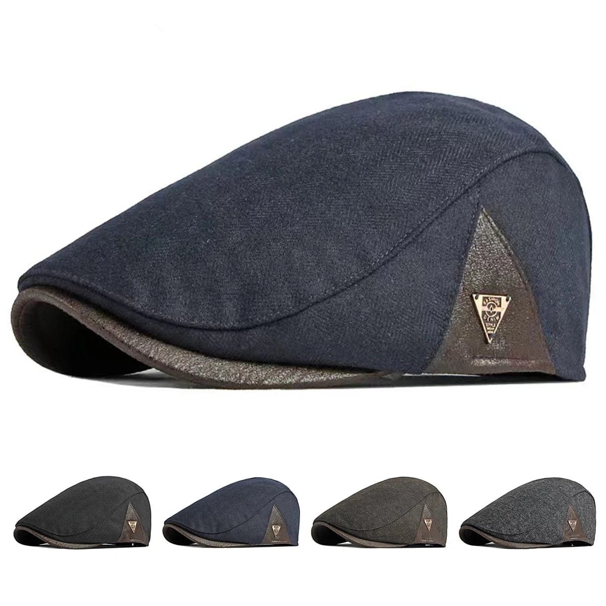 Le Comptoir du Chapeau Béret Newsboy Étiquette Triangle Peintre
