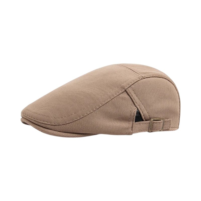 Le Comptoir du Chapeau Marron Clair Béret Newsboy Jacquard Vintage