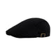 Le Comptoir du Chapeau Noir Béret Newsboy Jacquard Vintage