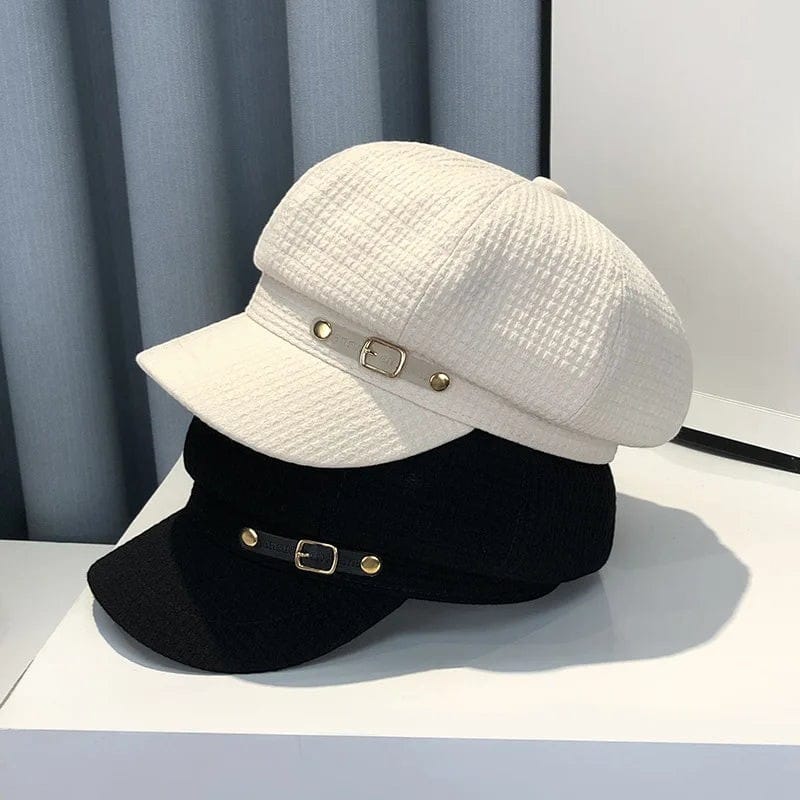 Le Comptoir du Chapeau Béret Newsboy Octogonal Hiver Femme