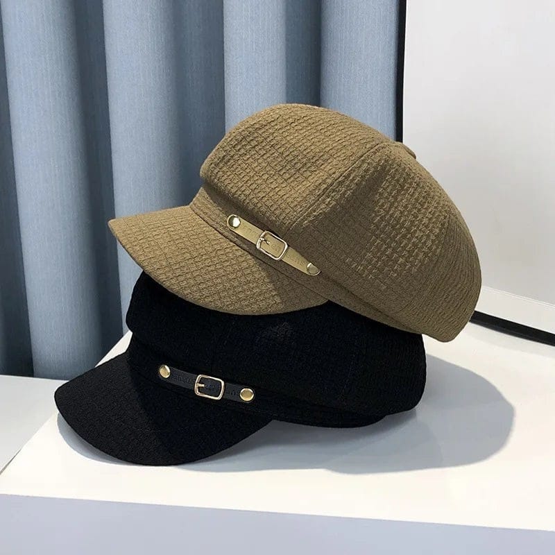 Le Comptoir du Chapeau Béret Newsboy Octogonal Hiver Femme