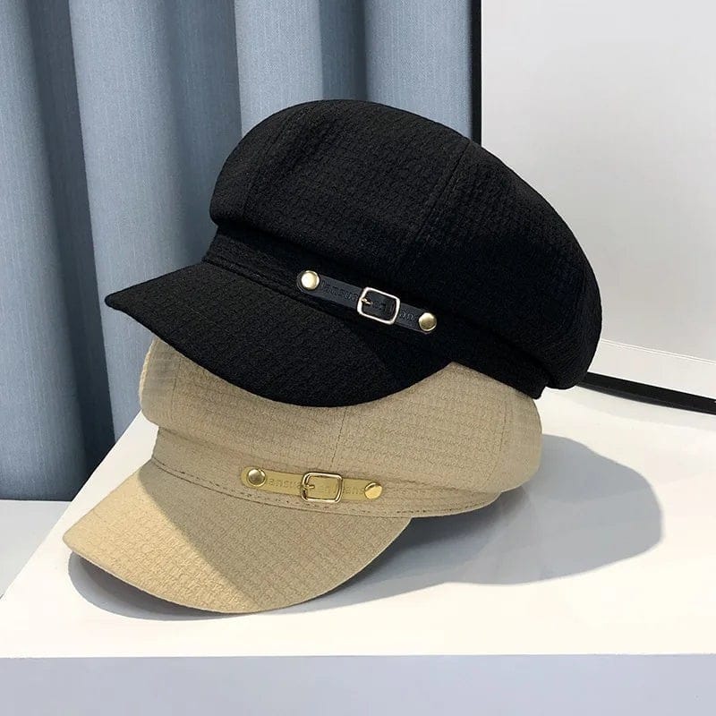 Le Comptoir du Chapeau Béret Newsboy Octogonal Hiver Femme