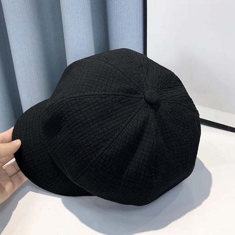 Le Comptoir du Chapeau Béret Newsboy Octogonal Hiver Femme