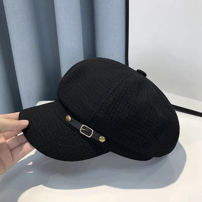 Le Comptoir du Chapeau Béret Newsboy Octogonal Hiver Femme