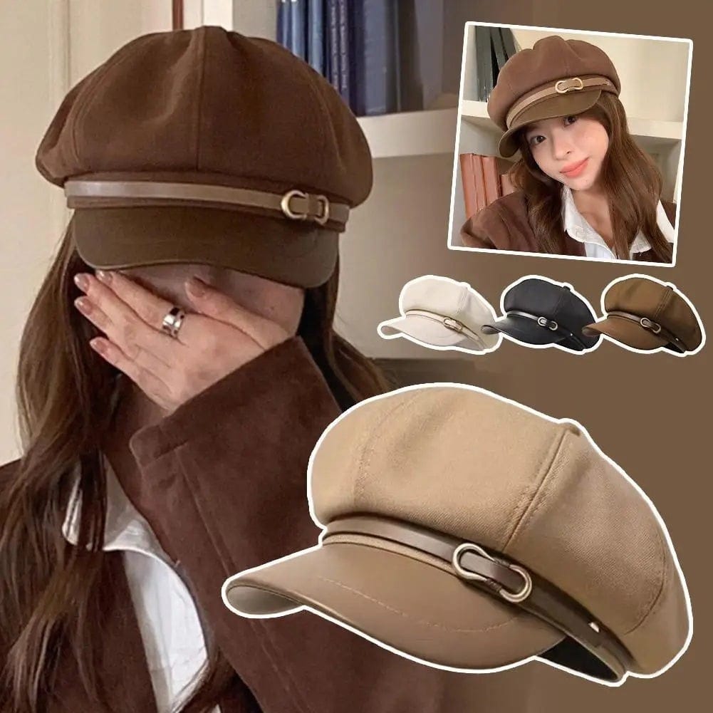 Le Comptoir du Chapeau Béret Newsboy Rétro Style Grande Tête