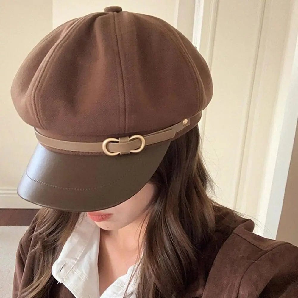 Le Comptoir du Chapeau Béret Newsboy Rétro Style Grande Tête