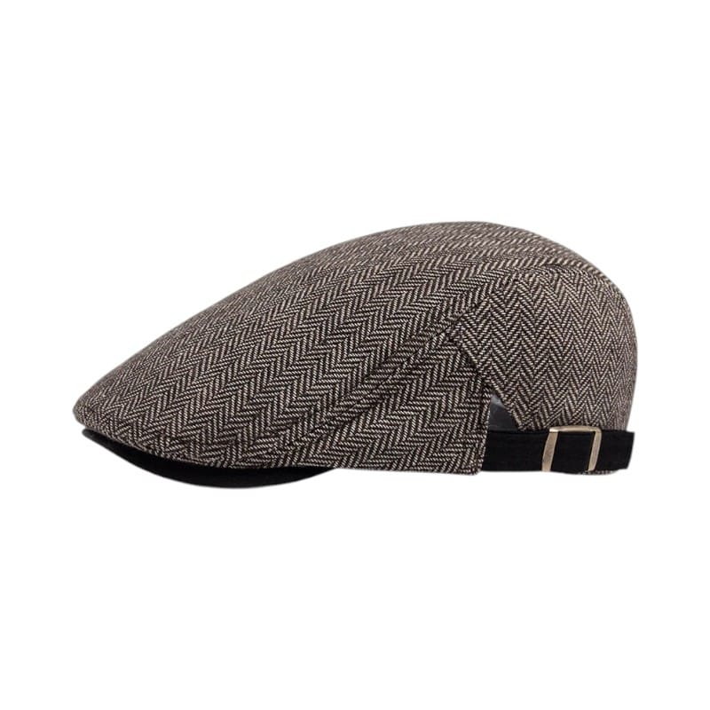 Le Comptoir du Chapeau Marron Béret Newsboy Vintage Homme