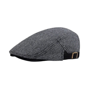 Le Comptoir du Chapeau Gris Béret Newsboy Vintage Homme