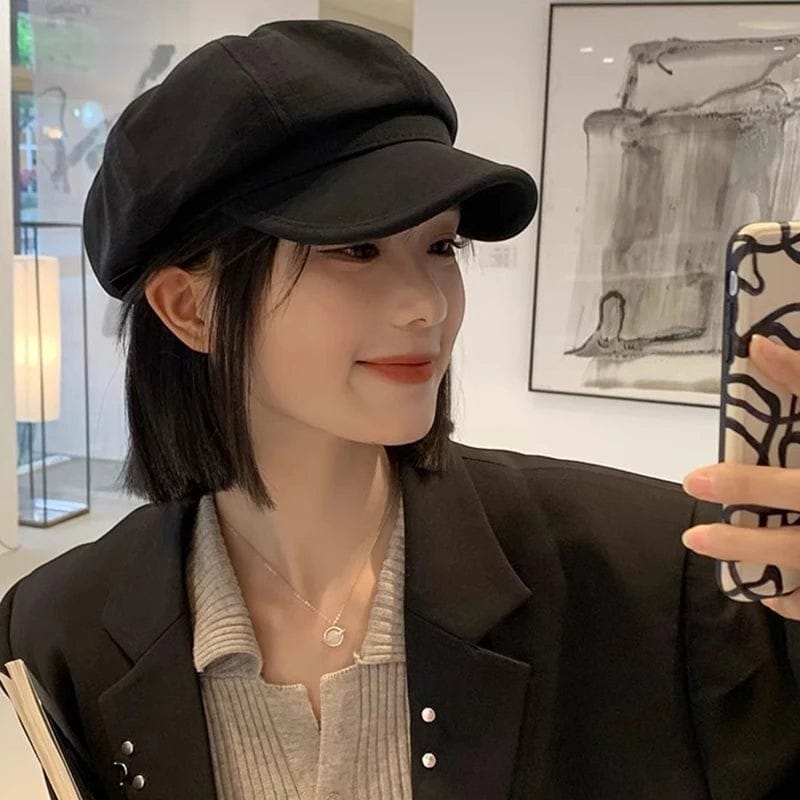 Le Comptoir du Chapeau Béret Octogonal Femme Vintage