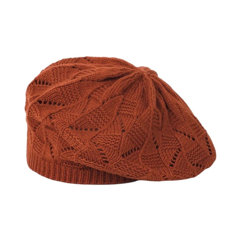 Le Comptoir du Chapeau Béret Tricot Fin Femme Parisien Multicolore