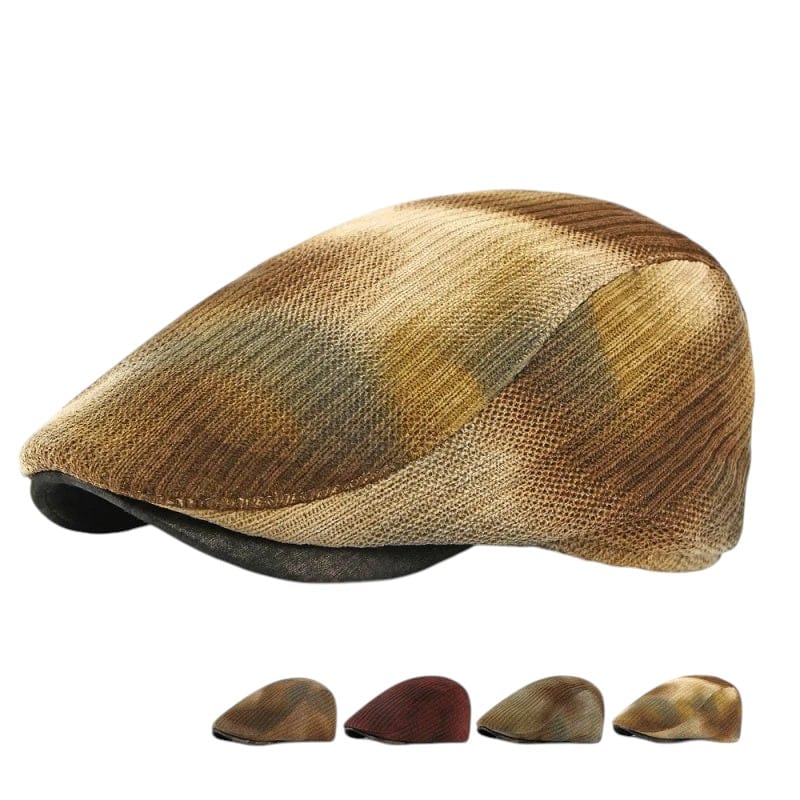 Le Comptoir du Chapeau Béret Tricoté Tie-Dye Rétro Mixte